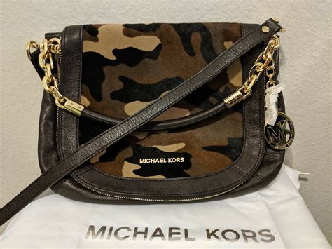 michael kors camo watch|Michael Kors camouflage bag.